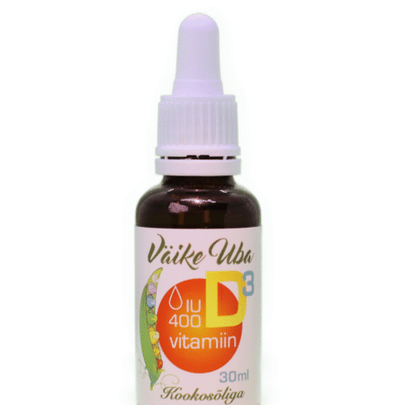 D3 Vitamiin, 400IU tilk, kookosõliga 30ml