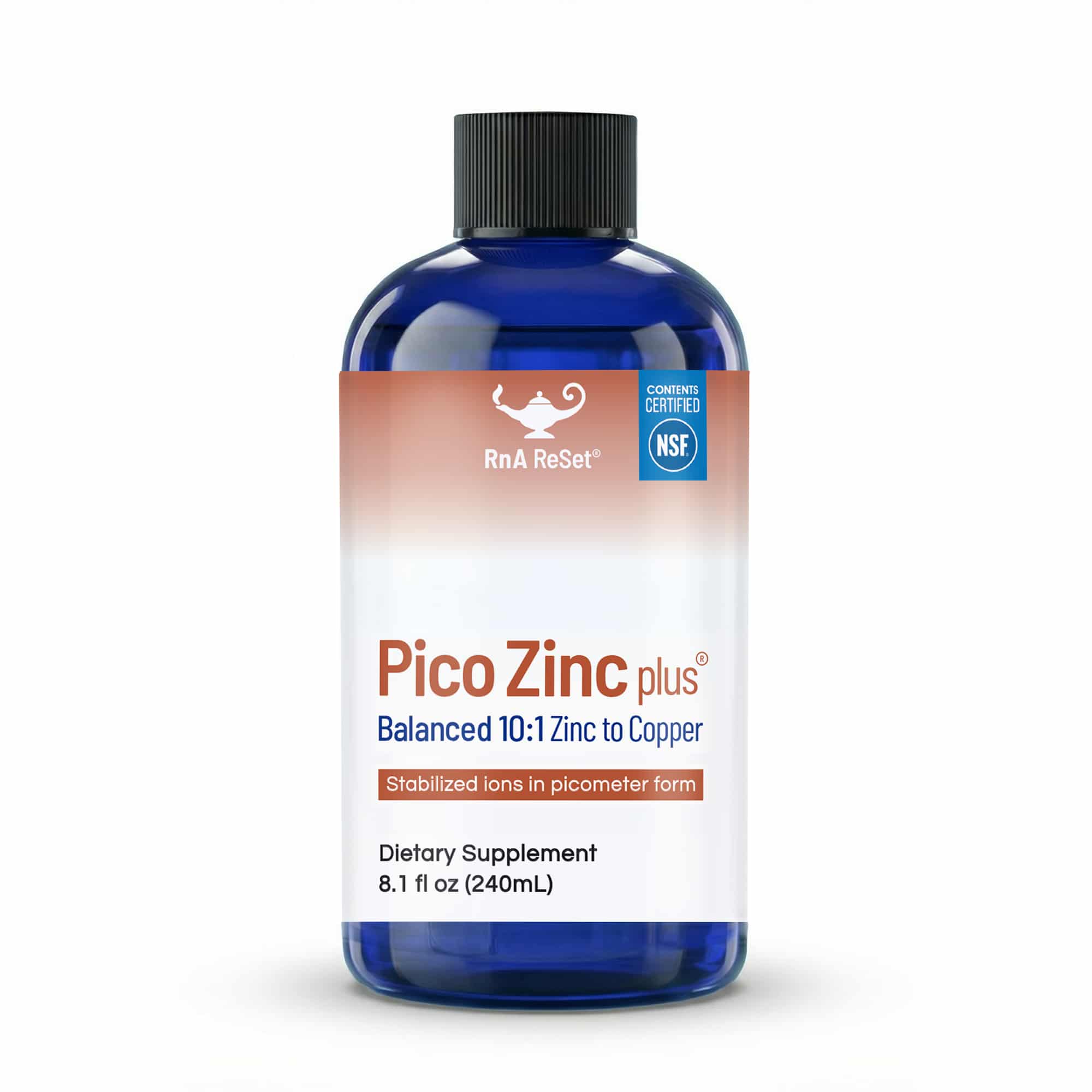 Pico Zinc® Plus (toidulisand tsingi ja vasega), 240ml