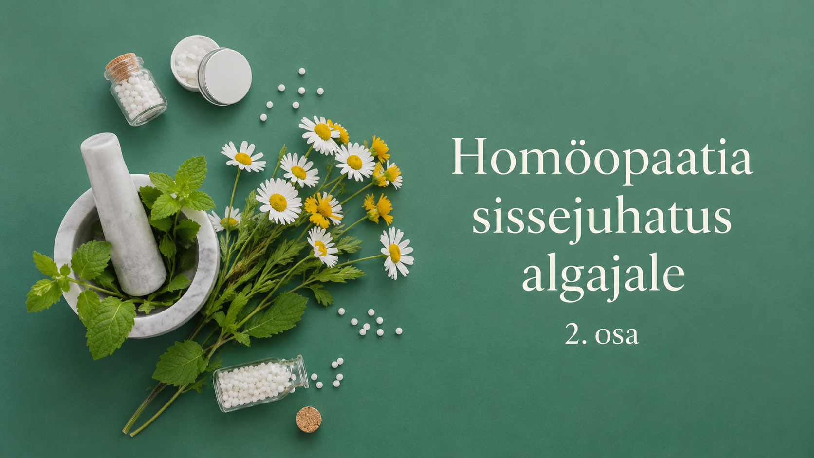 Sissejuhatus homöopaatiasse osa 2