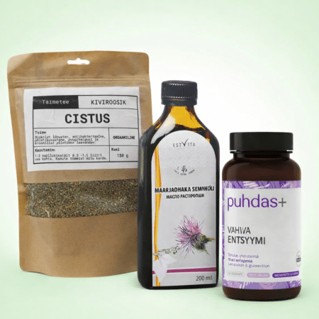 Organismi puhastav detox komplekt