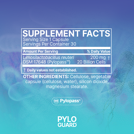 PyloGuard Supplement Facts koostis