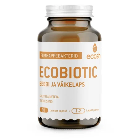 Ecobiotic beebi ja väikelaps piimhappebakterid 60 kapslit