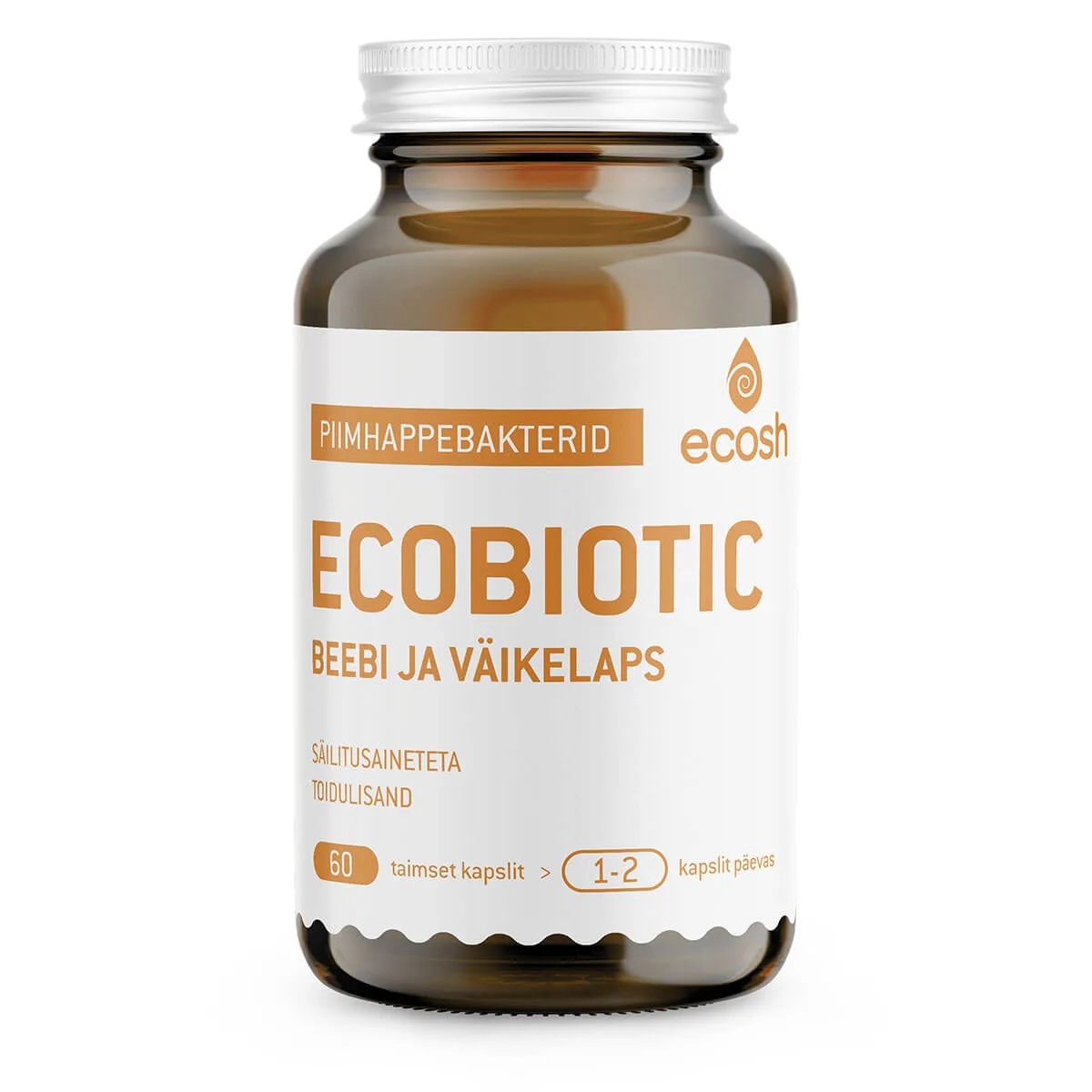 Ecobiotic beebi ja väikelaps piimhappebakterid 60 kapslit