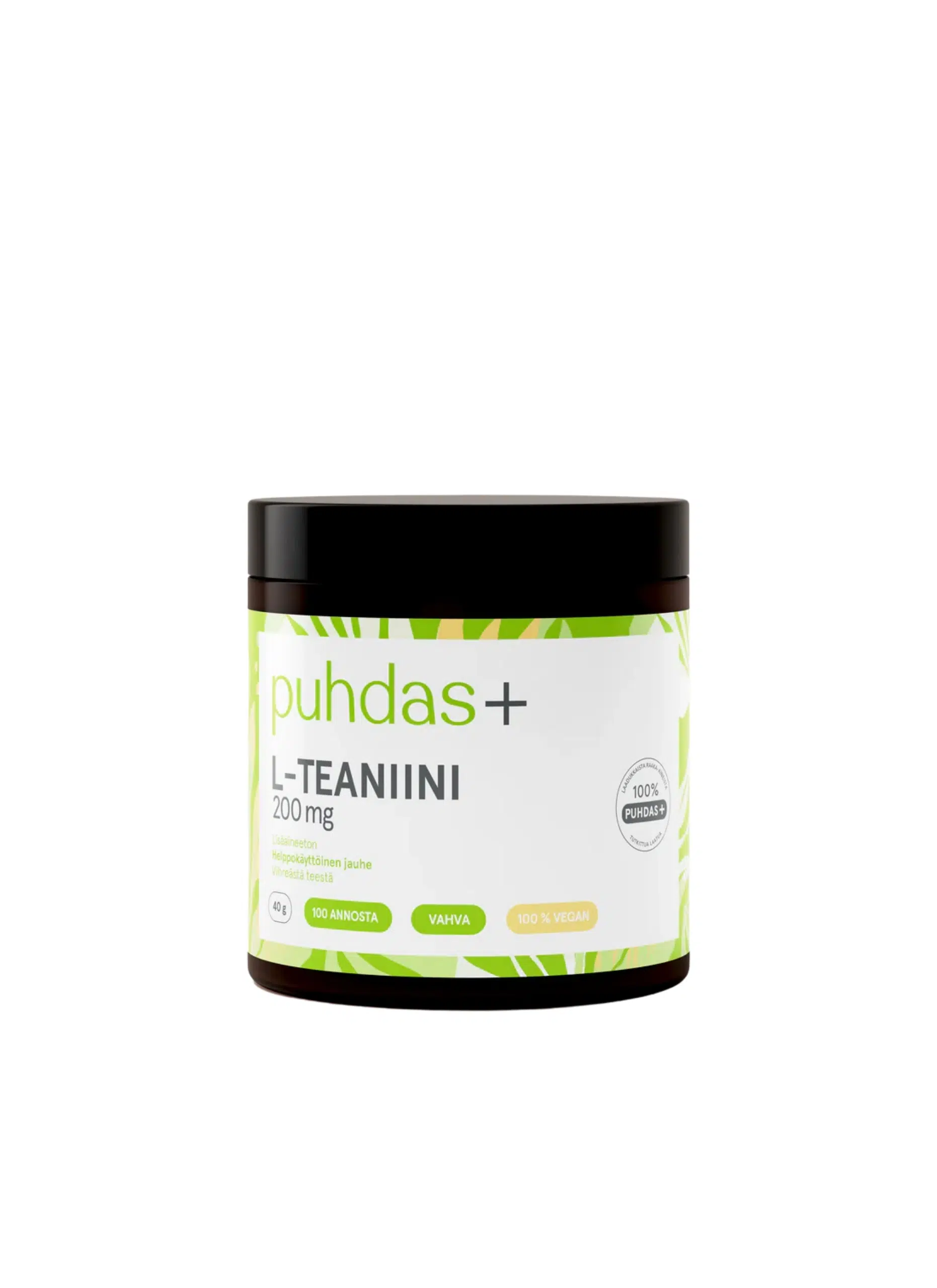 Puhdas+ L-Teaniin pulber, 40 g