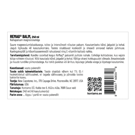 Rna Reset ReMag® Balm, 240ml pakend