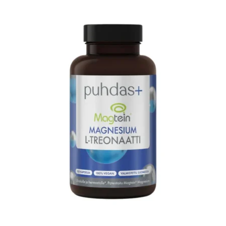 Puhdas+ Magtein® Magneesium L-Treonaat, 150 kapslit