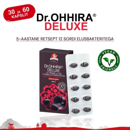 Dr.OHHIRA DELUXE 5-aastane retsept, 30 ja 60 kapslit