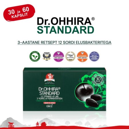 Dr.OHHIRA STANDARD 3-aastane retsept, 30 ja 60 kapslit